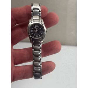Ladies Citizen Eco-Drive Watch Stainless Steel Pretty Beat up Works Well